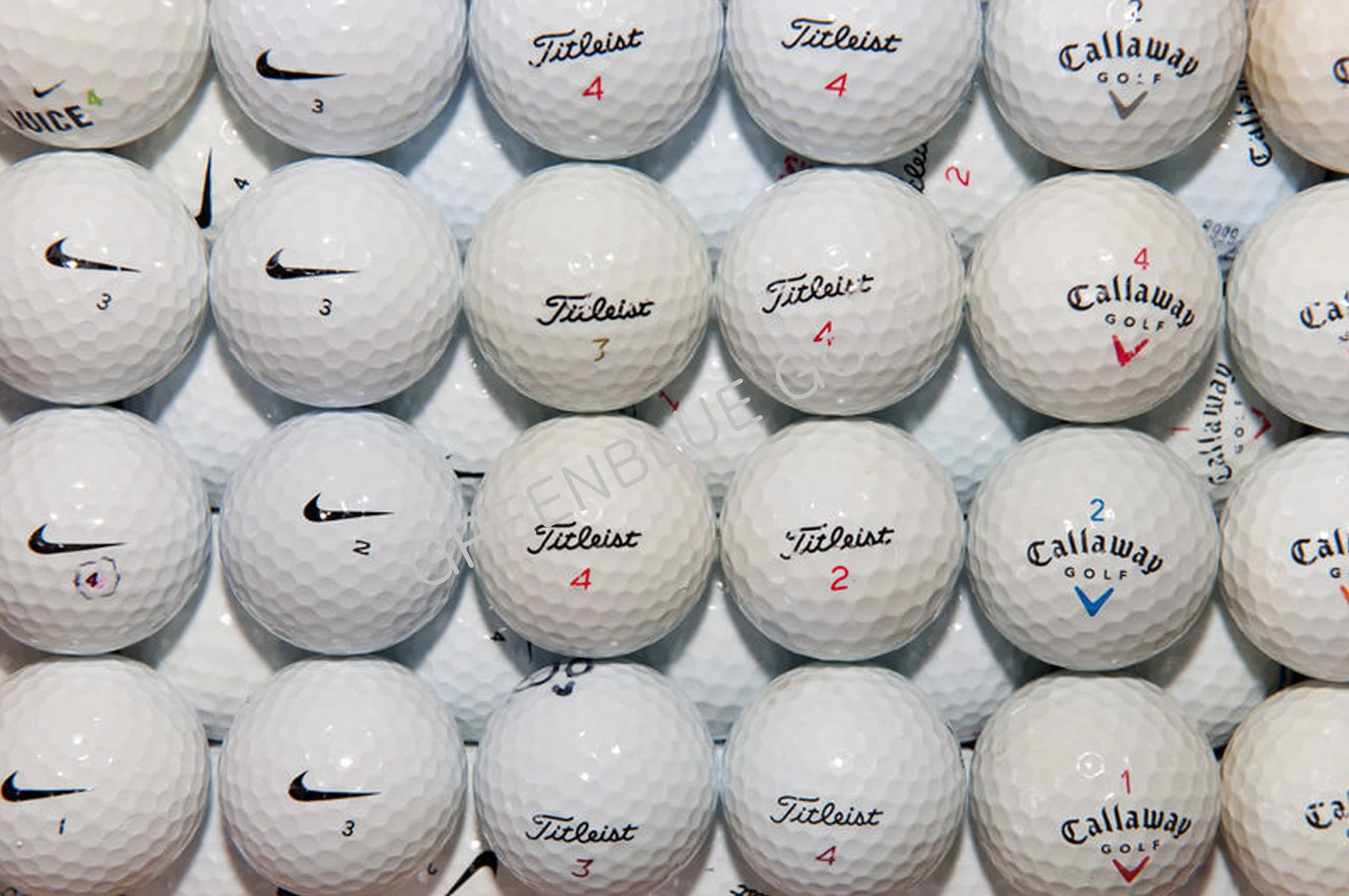 50 Callaway, Titleist, Bridgestone, Taylormade, Srixon Mint / Near Mint / Standard Grade Golf Balls