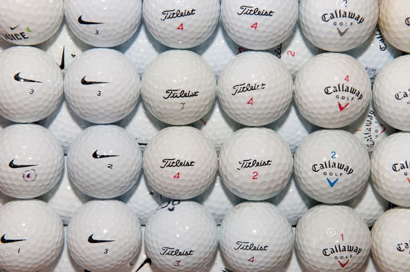 50 Callaway, Titleist, Bridgestone, Taylormade, Srixon Mint / Near Mint / Standard Grade Golf Balls