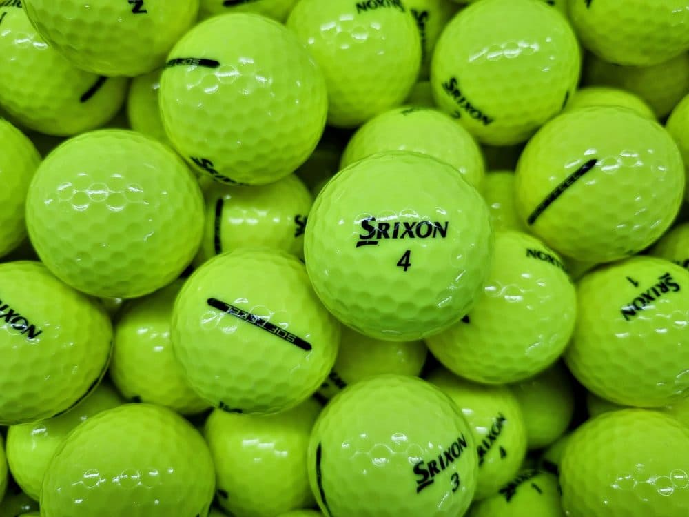 1 Dozen Srixon Soft Feel Yellow Golf Balls
