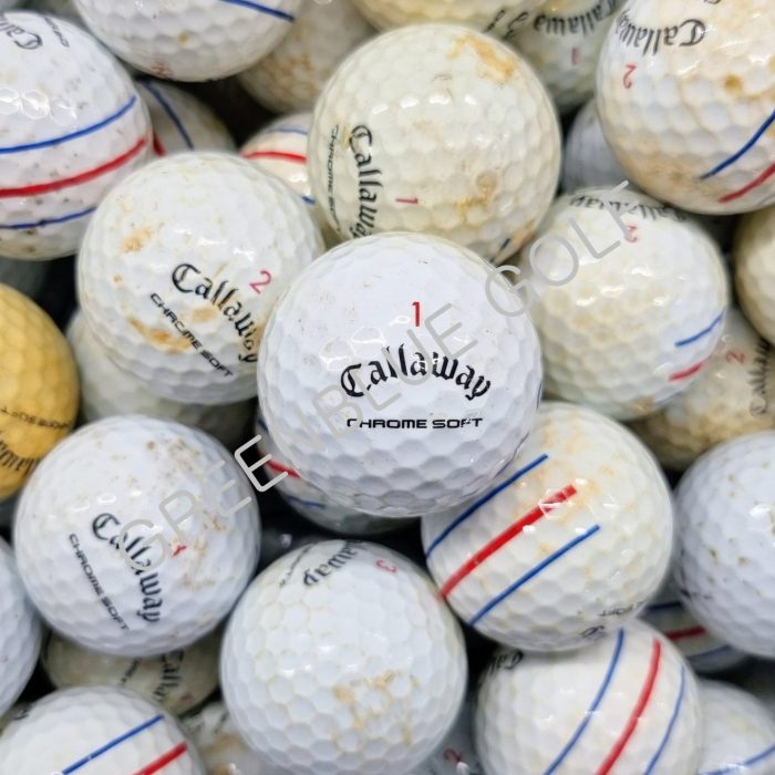 100 Callaway Chrome Soft Triple Track Golf Balls Practice Grade★Clearance SALE★