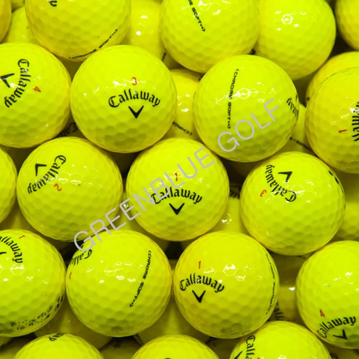 Chrome Soft Yellow Golf Balls