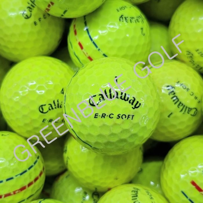 50 Callaway ERC Soft Triple Track Yellow Golf Balls ★THIS MONTH Clearance SALE★