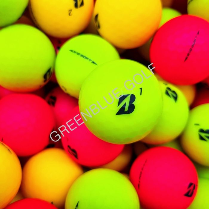 1 Dozen Bridgestone e12 SOFT Colour Golf Balls