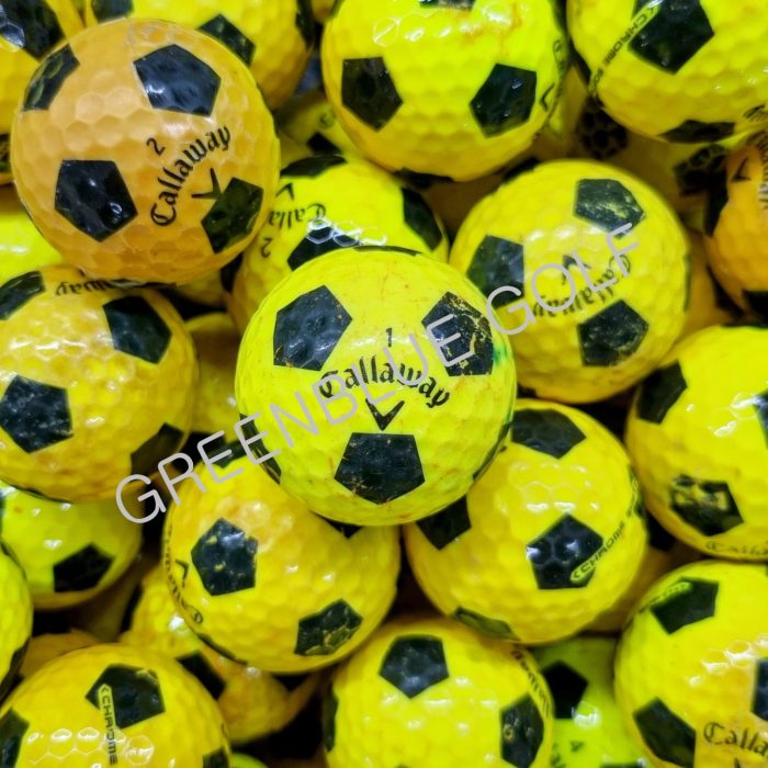 50 Callaway Chrome Soft TRUVIS Yellow Golf Balls Practice Grade★Clearance SALE★