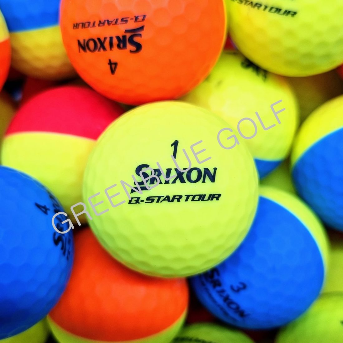 50 Srixon Q Star DIVIDE Golf Balls Mint / Near Mint / Standard Grade Golf Balls ★THIS MONTH SALE★