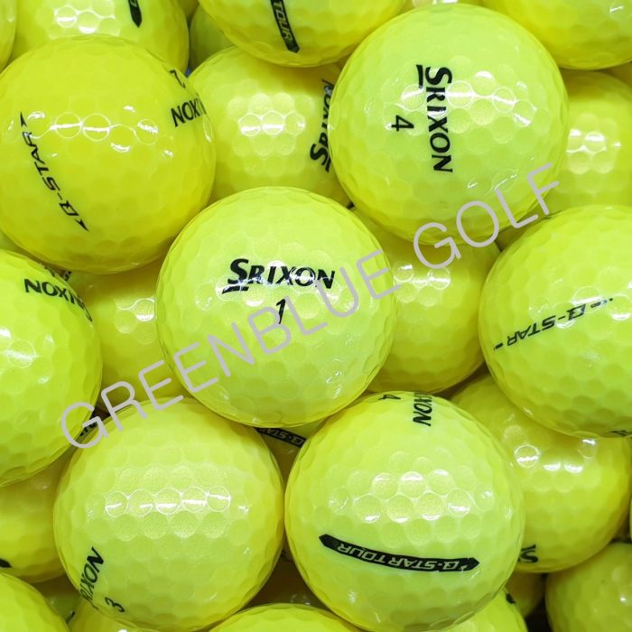 50 Srixon Q Star / Q Star Tour Yellow MINT & Near Mint Grade Golf Balls ★SPECIAL PRICE★(with pen markings, logo)