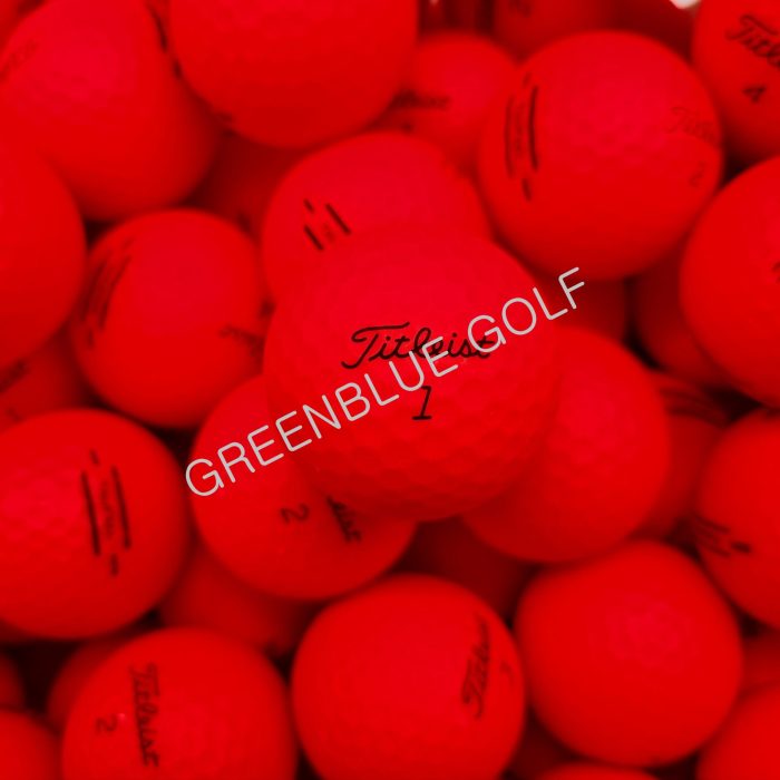 Titleist TruFeel RED Matte Colour Golf Balls