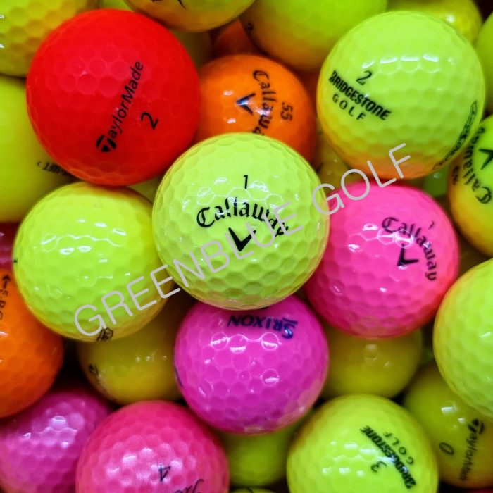 50 Titleist, Callaway, Srixon, Taylormade, Bridgestone, NIKE Colour Mint / Near Mint Golf Balls