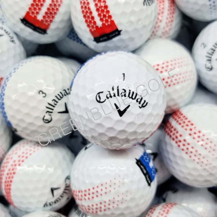 50 Callaway ERC Soft Triple Track 360 Fade Mint / Near Mint Grade Golf Balls ★SPECIAL PRICE★(with pen markings, logo)
