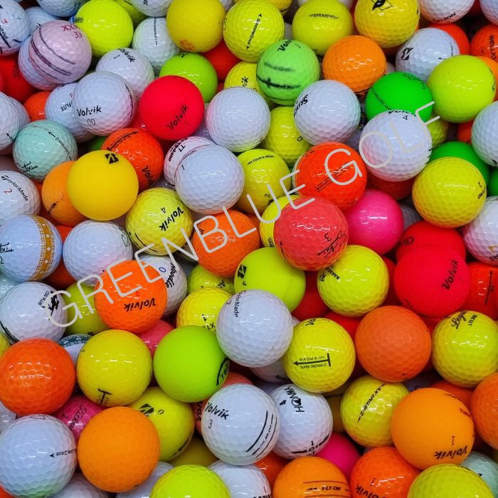 100 Assorted Brand & Callaway, Titleist, TaylorMade, Bridgestone, Srixon Golf Balls. Mint to B Grade, Great Value for Casual Play